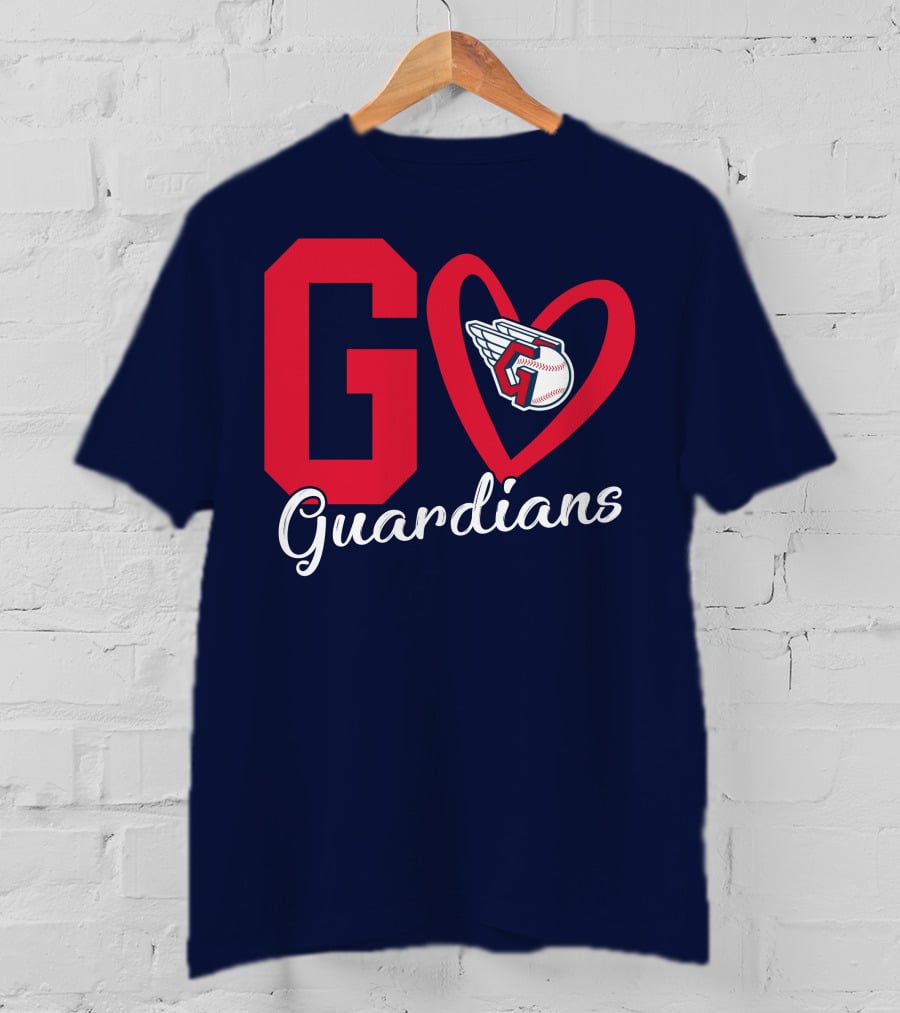 Go Guardians Baseball Heart Winged T-Shirt