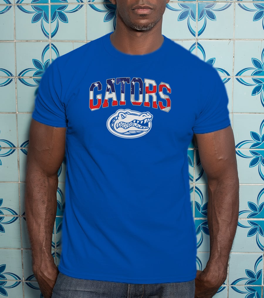 Gators American Flag T-Shirt