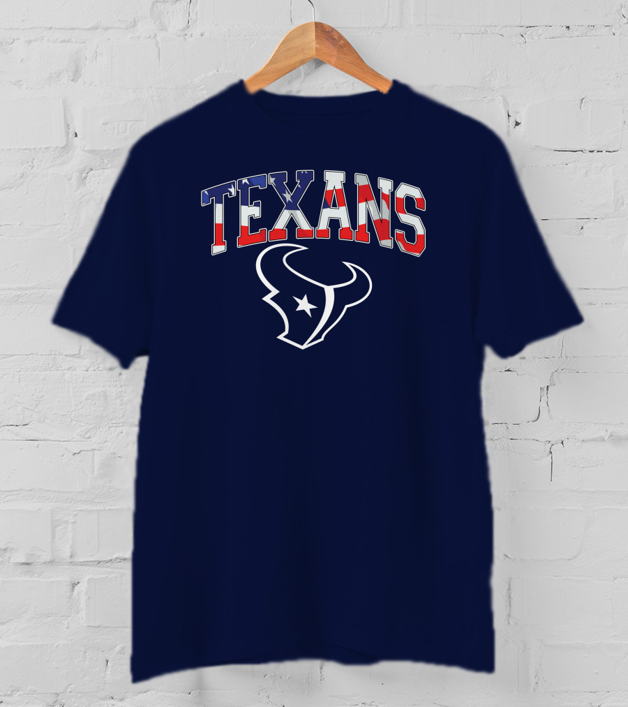 Texans American Flag T-Shirt