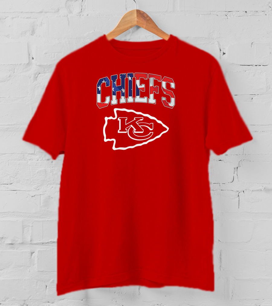 Chiefs Kc Kansas City American Flag T-Shirt