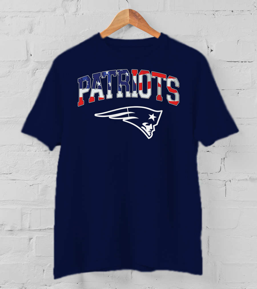 Patriots American Flag New England Patriots T-Shirt