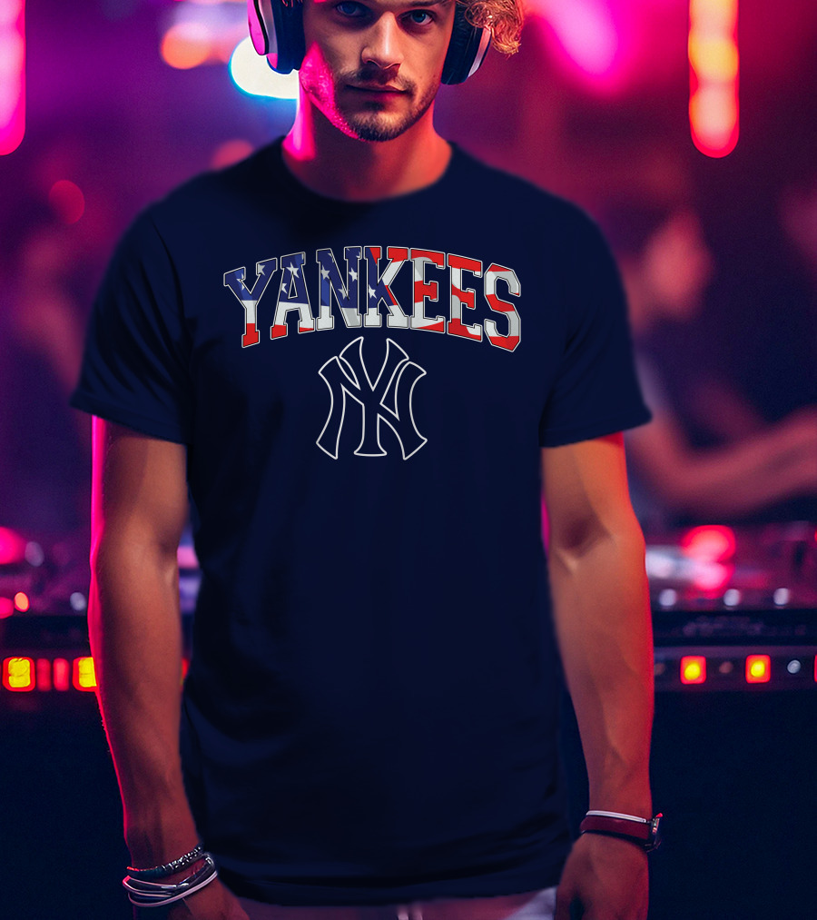 YANKEES American Flag NY T-Shirt
