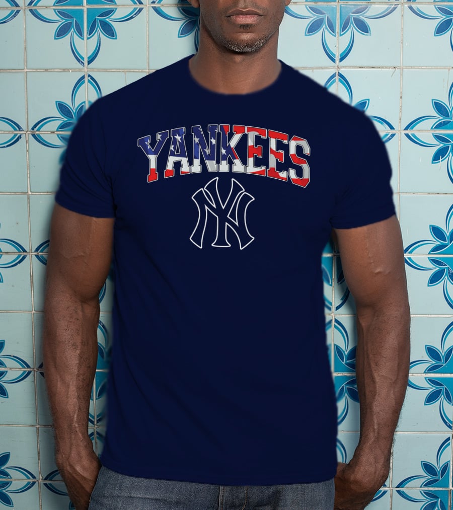 YANKEES American Flag NY T-Shirt