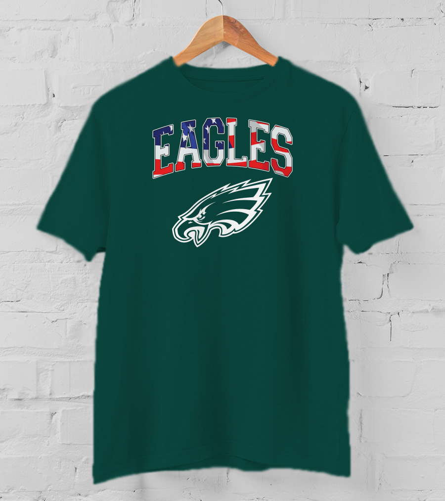 Eagles American Flag Philadelphia T-Shirt