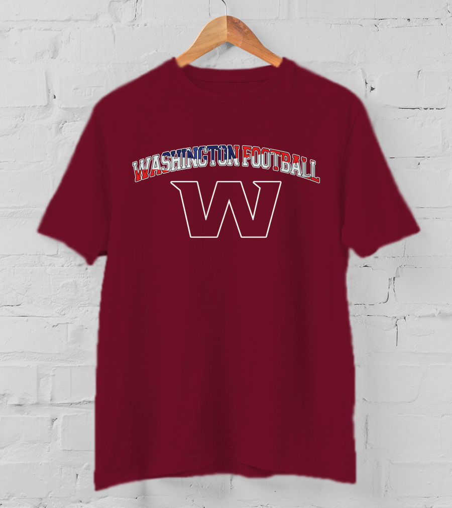 Washington Football American Flag W T-Shirt