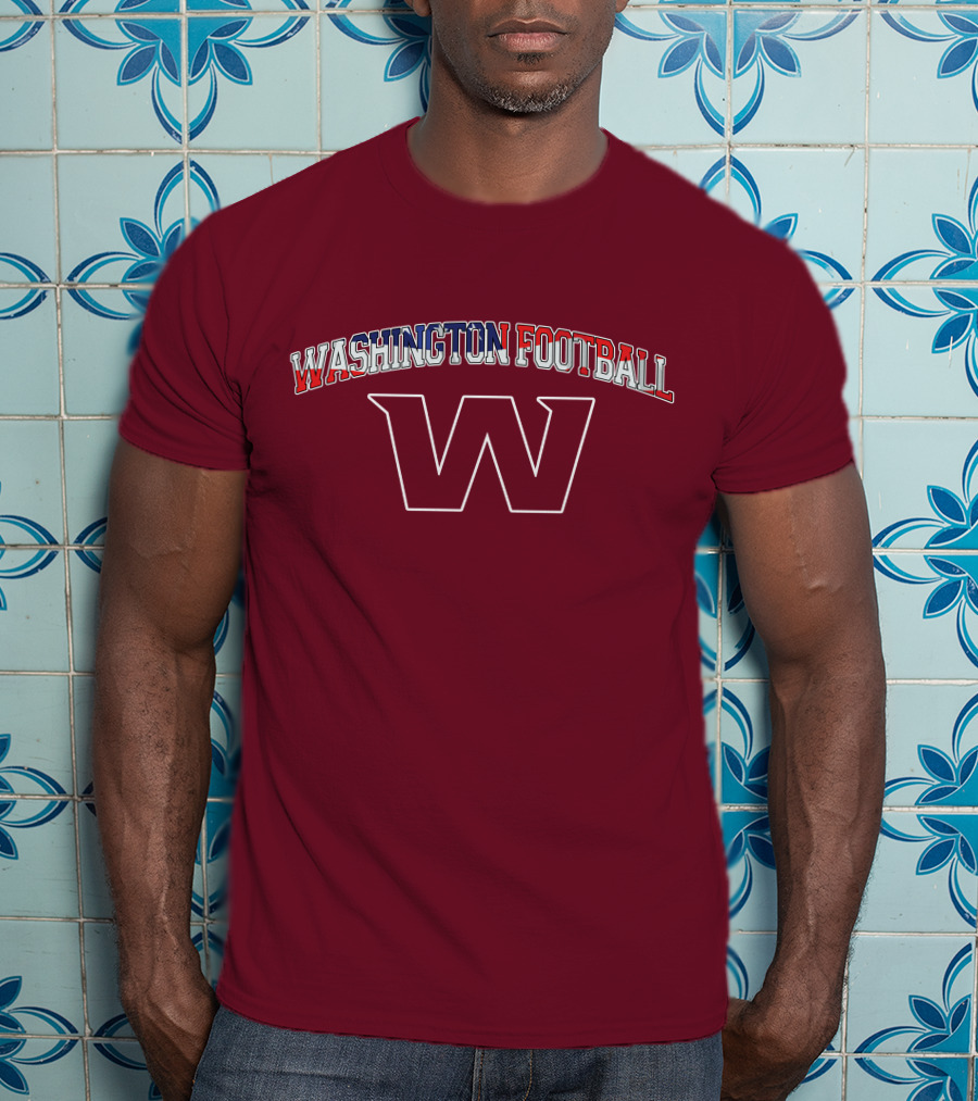 Washington Football American Flag W T-Shirt