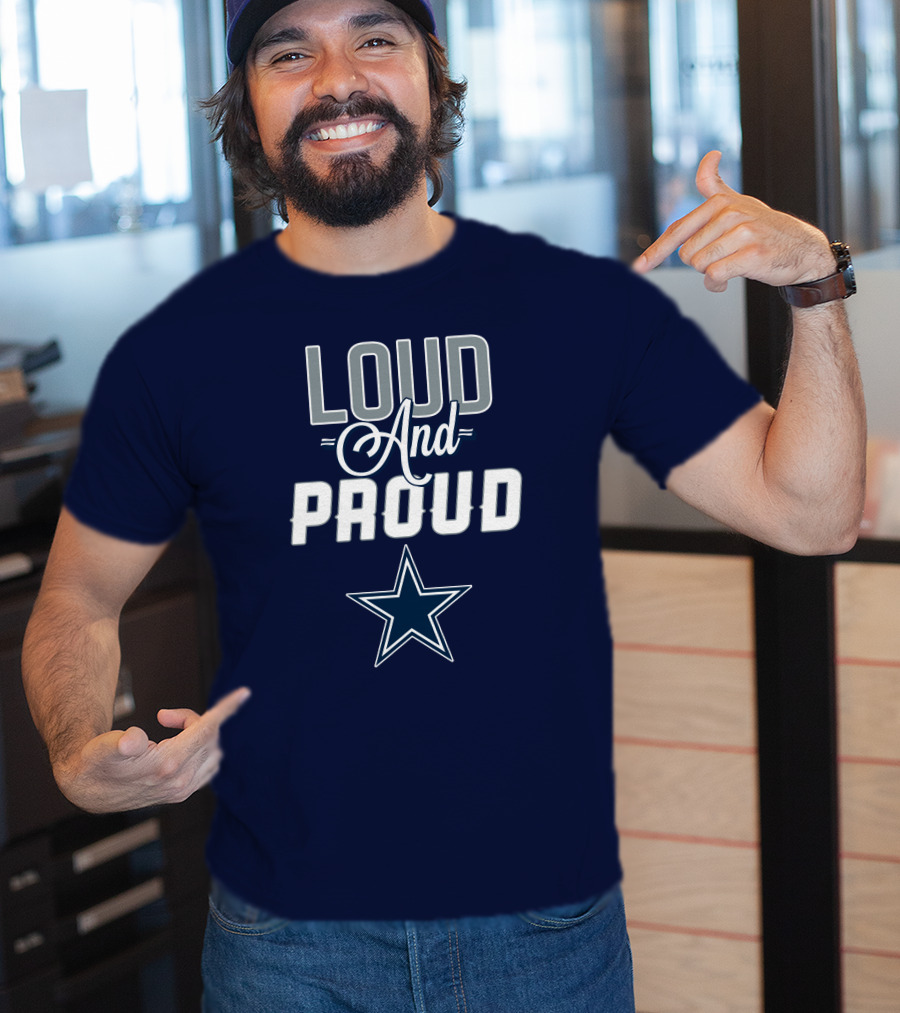 Dallas Cowboys Loud And Proud Star T-Shirt