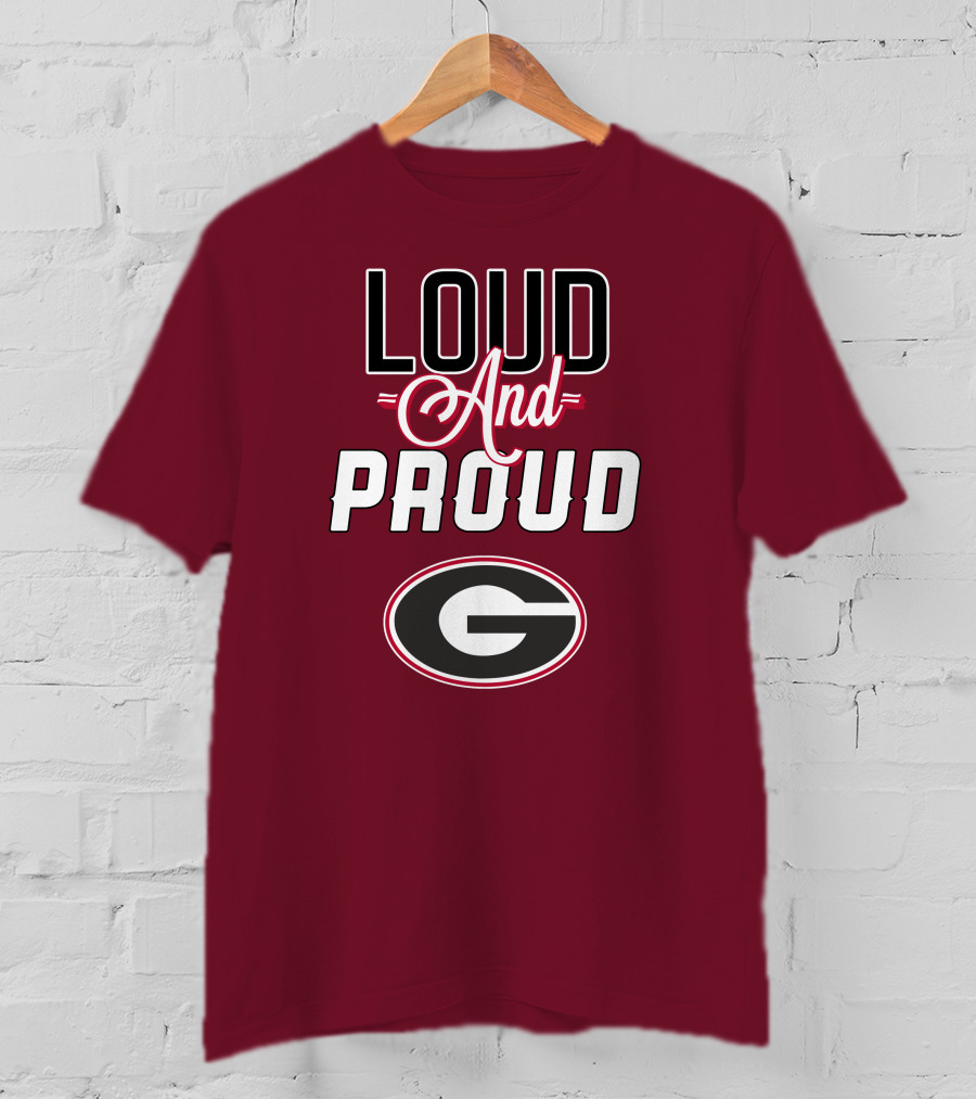 Loud And Proud Georgia Bulldogs G T-Shirt