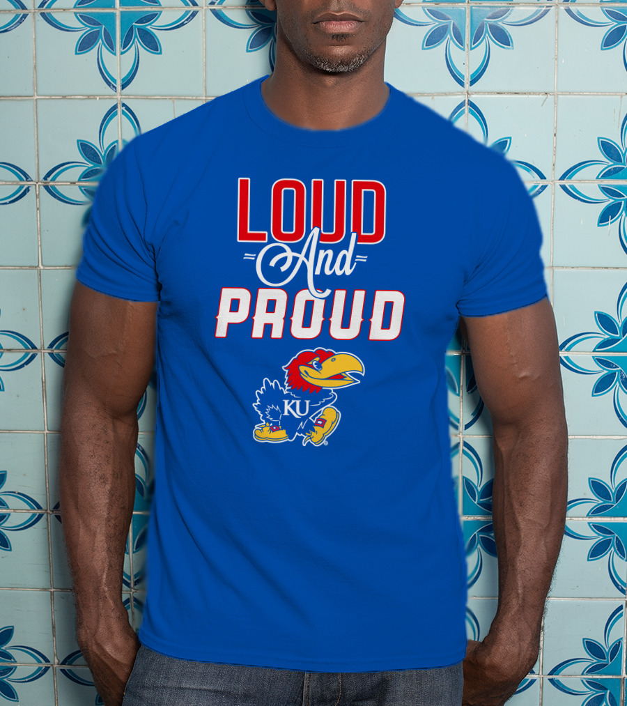 Kansas Jayhawks Loud And Proud KU Jayhawk T-Shirt