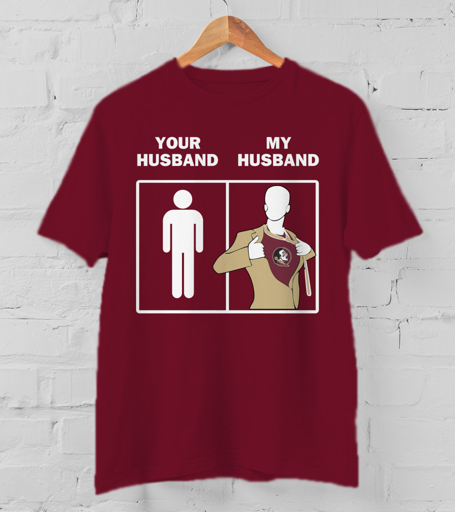 Florida State Seminoles Your Husband My Husband Superfan T-Shirt