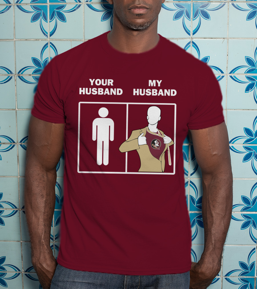 Florida State Seminoles Your Husband My Husband Superfan T-Shirt