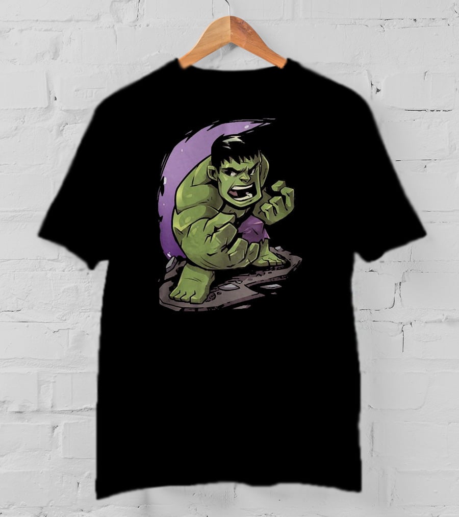 Hulk Marvel Comics Angry Green Superhero T-Shirt