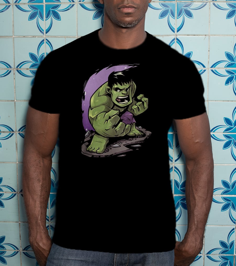 Hulk Marvel Comics Angry Green Superhero T-Shirt