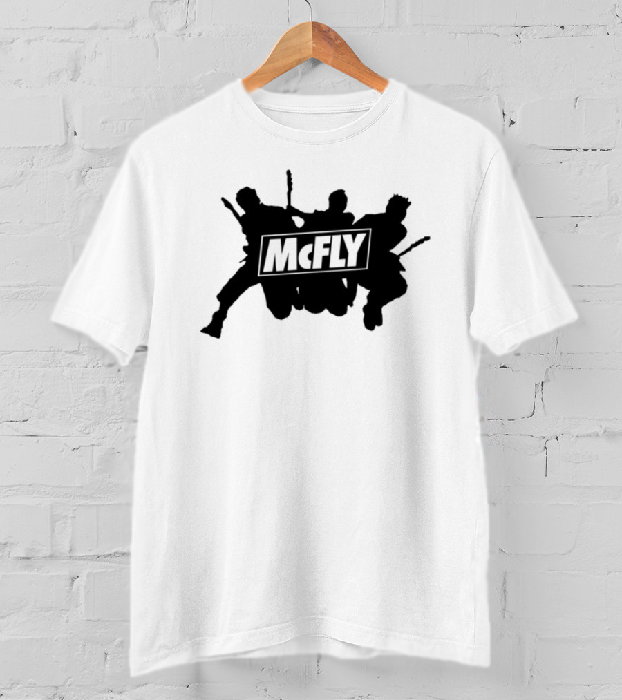 Mcfly Busted Comic Vs Battle Iconic Marteee Fan Collaboration T-Shirt