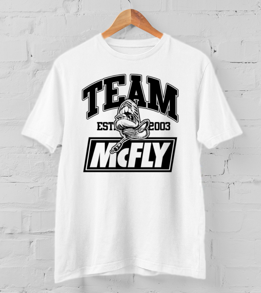 Team McFly Iconic Fist Bump Gesture T-Shirt