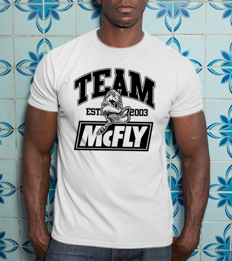 Team McFly Iconic Fist Bump Gesture T-Shirt