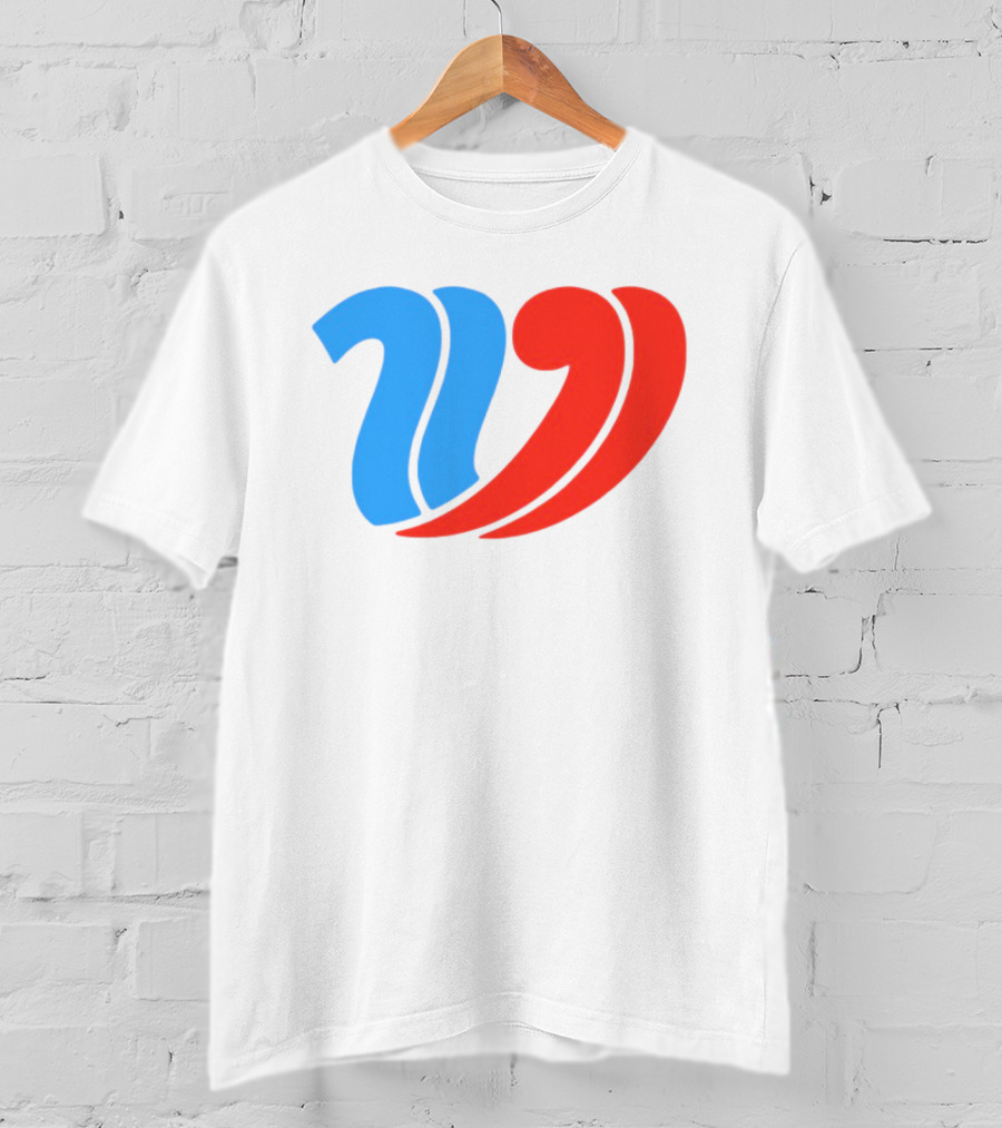 Vulfansa Blue Red Stylized W Icon T-Shirt