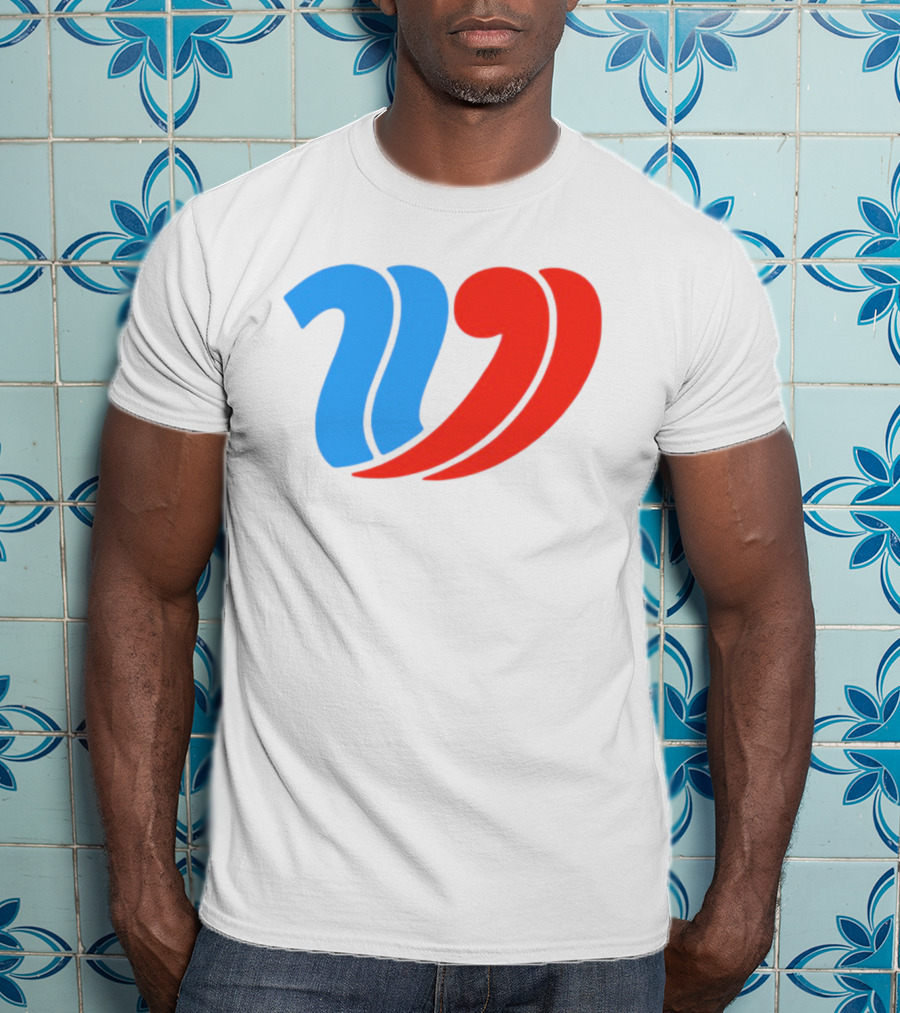 Vulfansa Blue Red Stylized W Icon T-Shirt