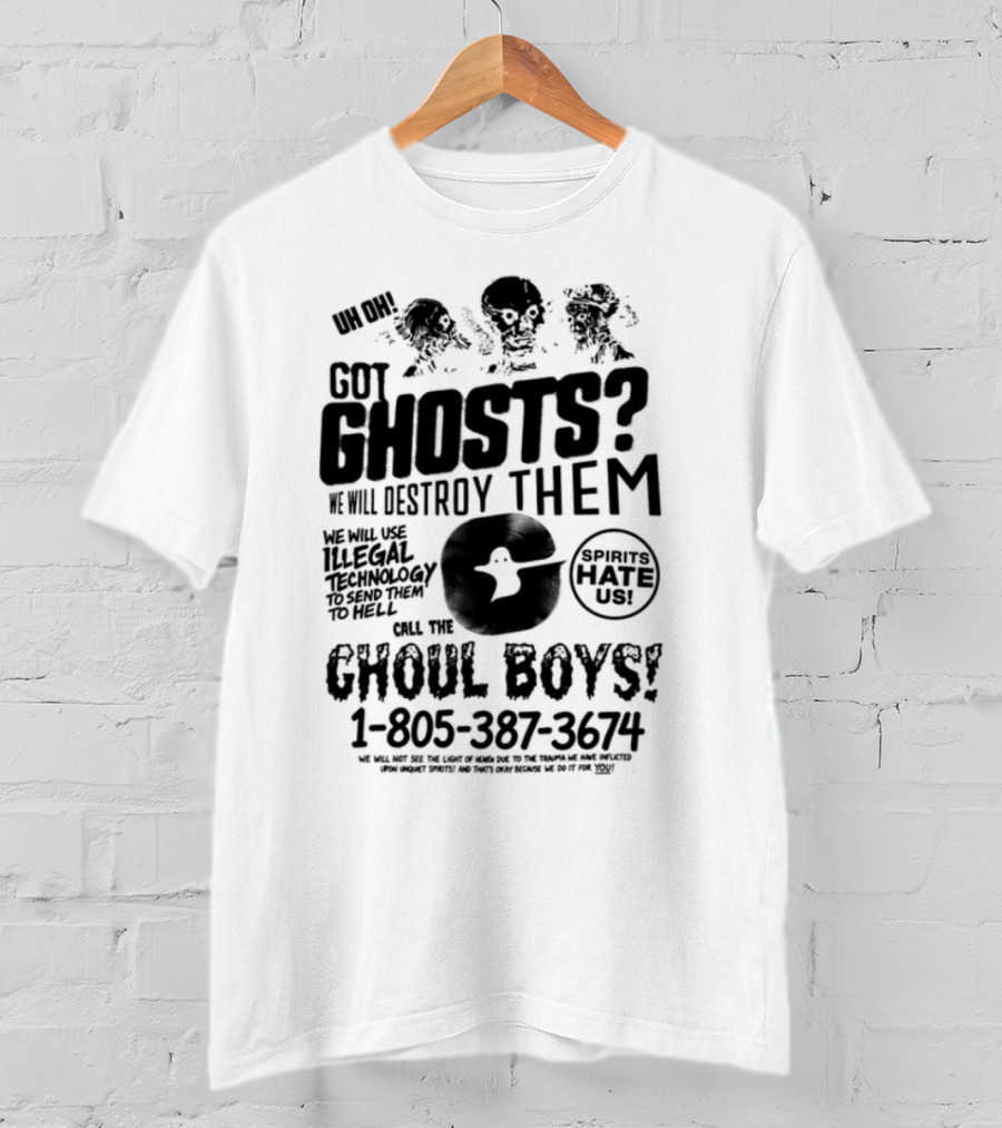 Er Ghoul Boys Hey Demons It's Me Ya Boy T-Shirt