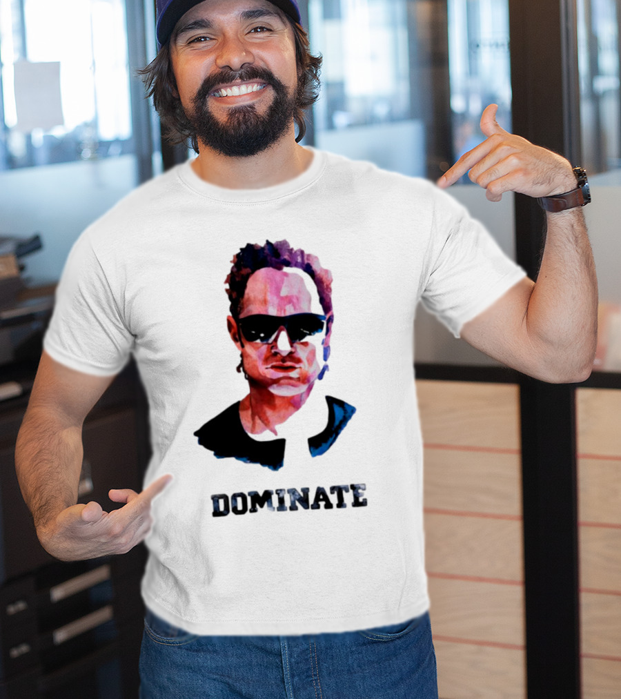Dominate Win Lose Bold Sunglasses Illustration T-Shirt