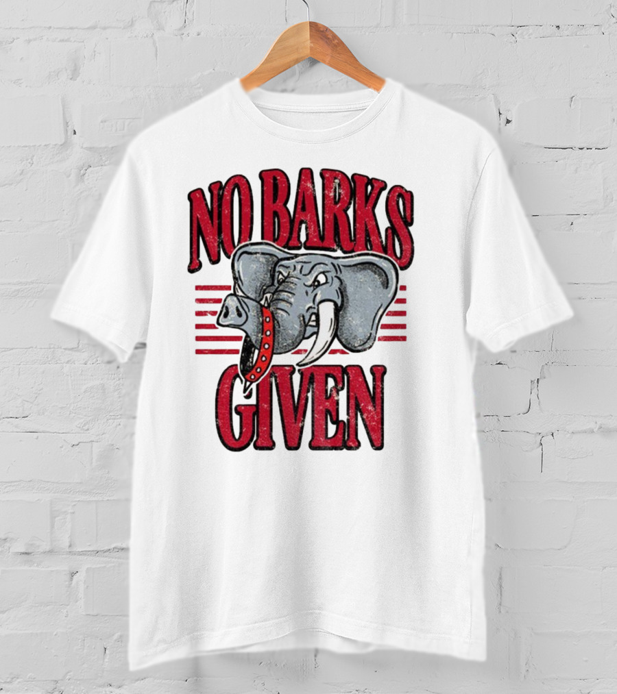 Alabama Crimson Tide Triumphs Over Georgia Bulldogs No Barks Given T-Shirt