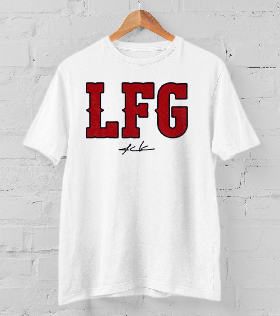Alex Cora LFG Boston Red Sox October Baseball Signature T-Shirt