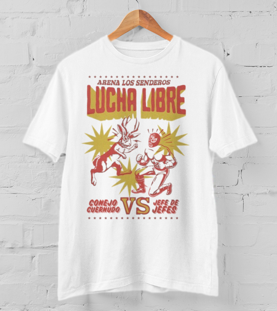 Arena Los Senderos Lucha Libre Conejo Cornudo VS Jefe De Jefes Classic Matchup T-Shirt