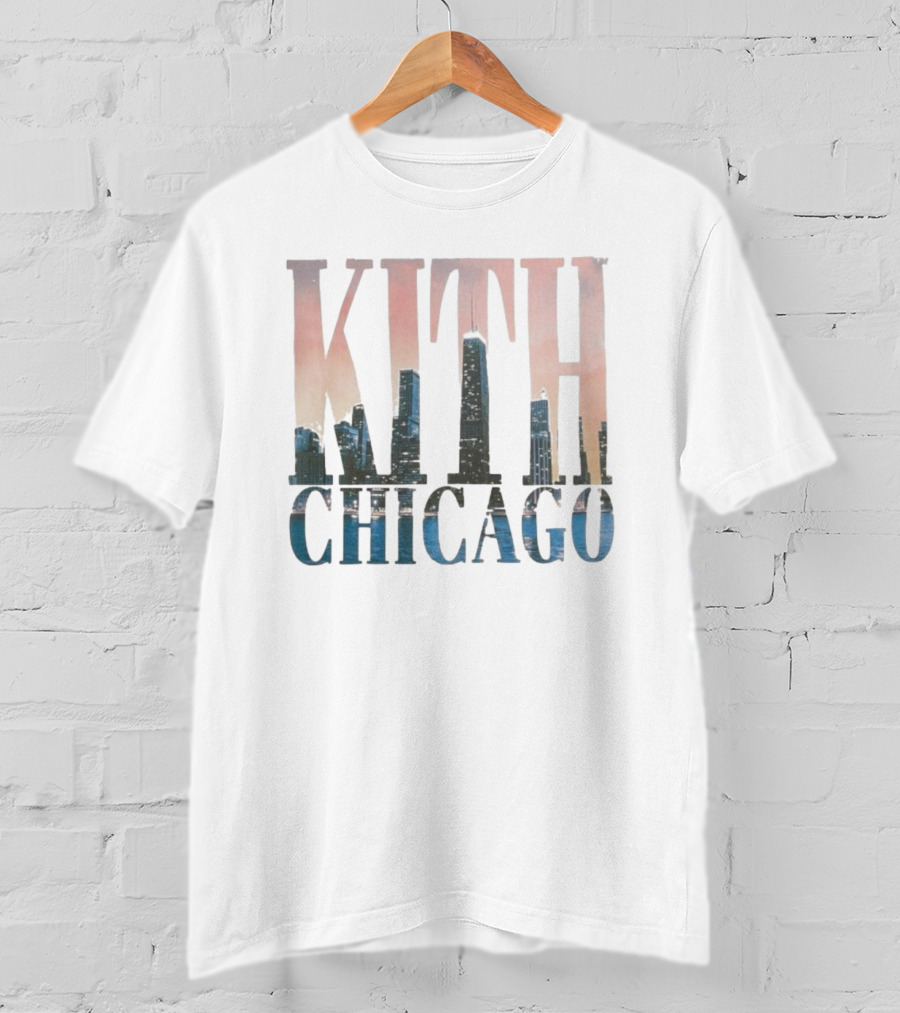 Kith Chicago Skyline 54 E Walton St T-Shirt