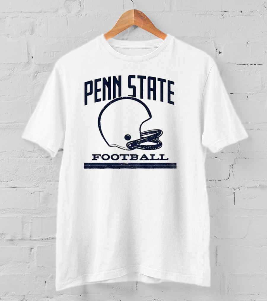 Penn State Football Vintage Helmet Design T-Shirt