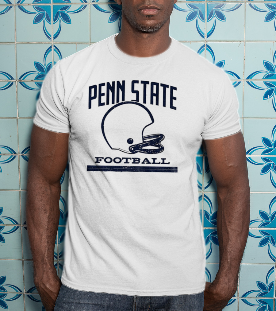 Penn State Football Vintage Helmet Design T-Shirt