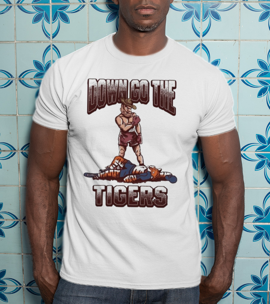 Texas A&M Aggies Down Go The Auburn Tigers 2025 T-Shirt