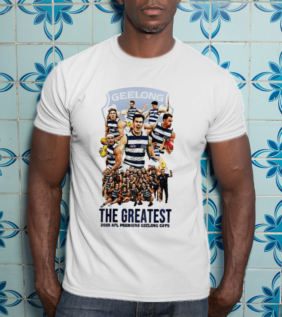 The Greatest Geelong Cats AFL Premiers 2025 Champions T-Shirt
