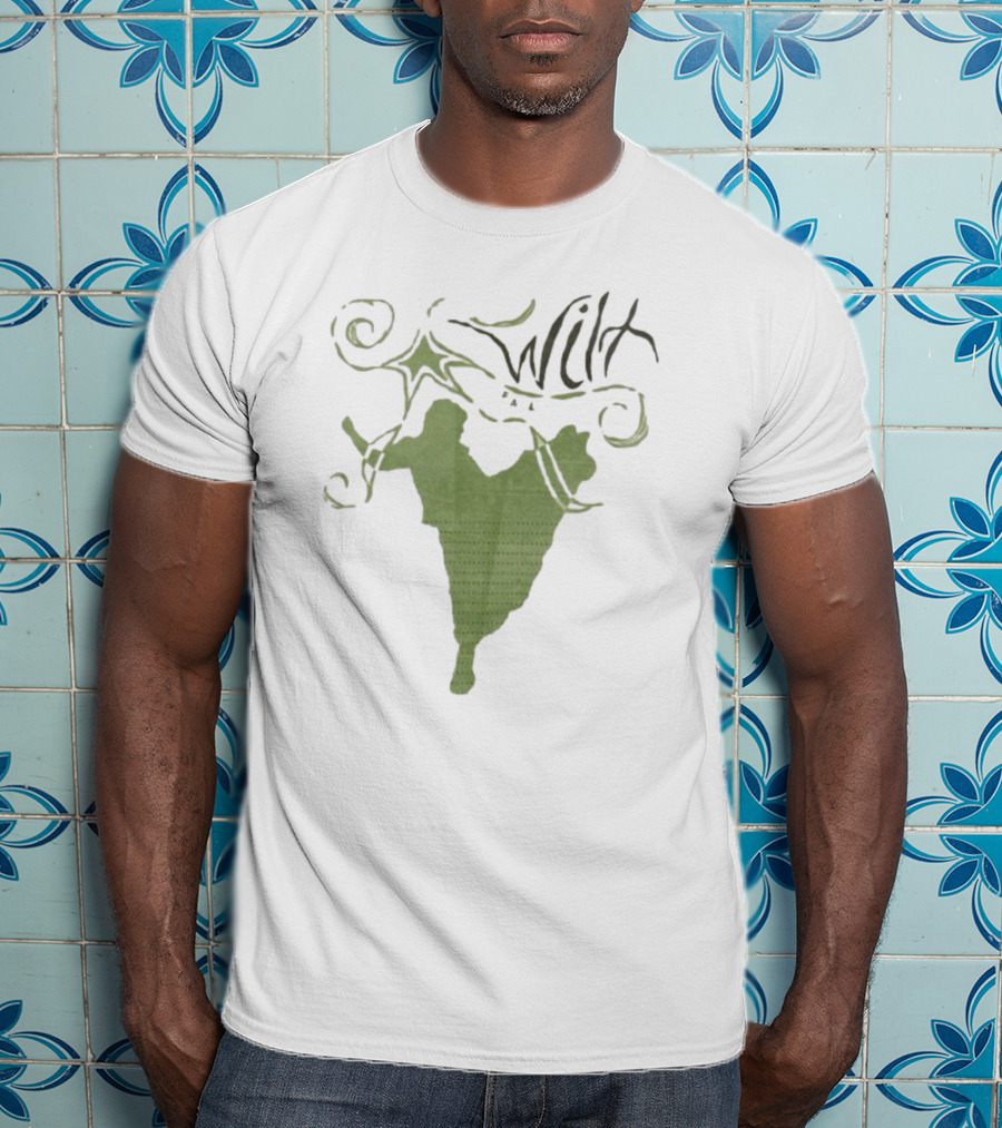 Wilt Fall Tour 2025 Dates Supporting Taylor Acorn Headline Show Swirl Green Silhouette T-Shirt