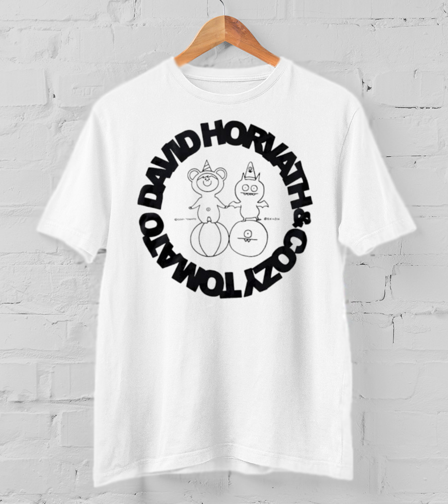 David Horvath Cozy Tomato Bear Tomato Character Design T-Shirt
