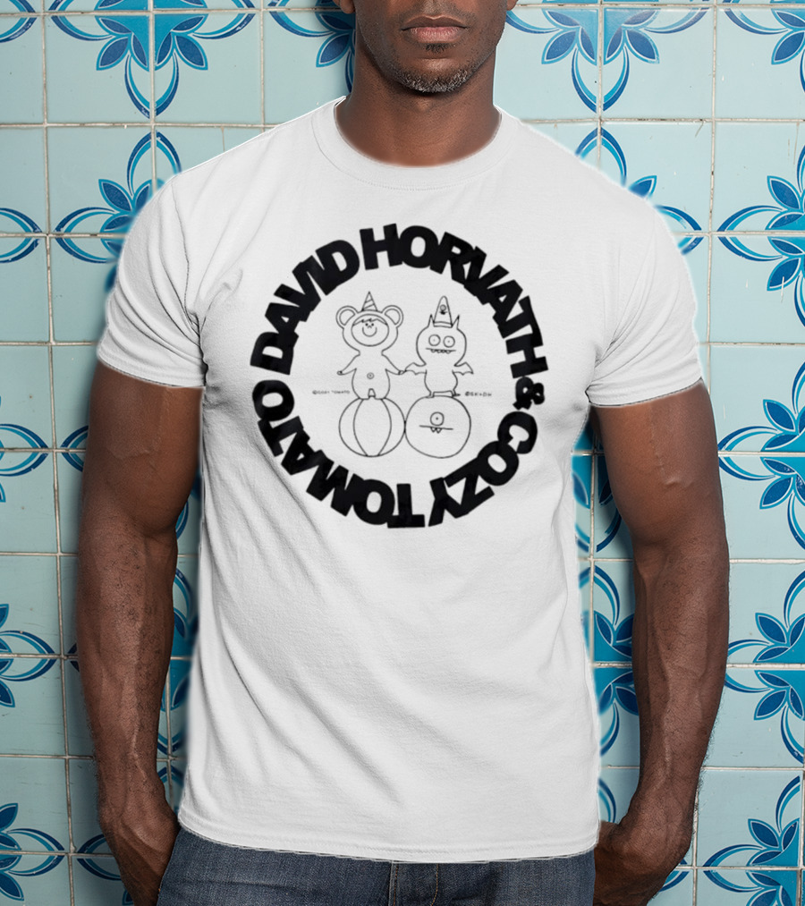 David Horvath Cozy Tomato Bear Tomato Character Design T-Shirt