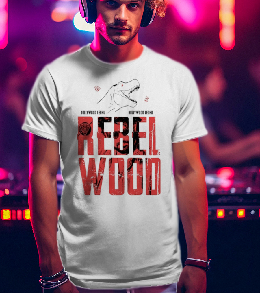Rebelwood Dinosaur Tollywood Ledhu Bollywood Ledhu T-Shirt
