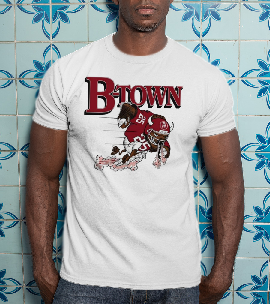 B-Town Bison Football Indiana Sooners 25 T-Shirt