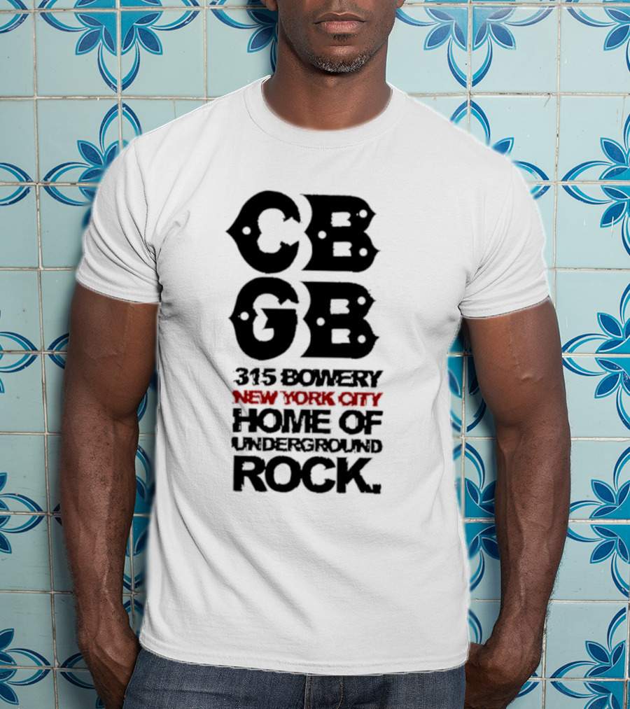 CBGB Festival 1973 New York City 315 Bowery Underground Rock T-Shirt