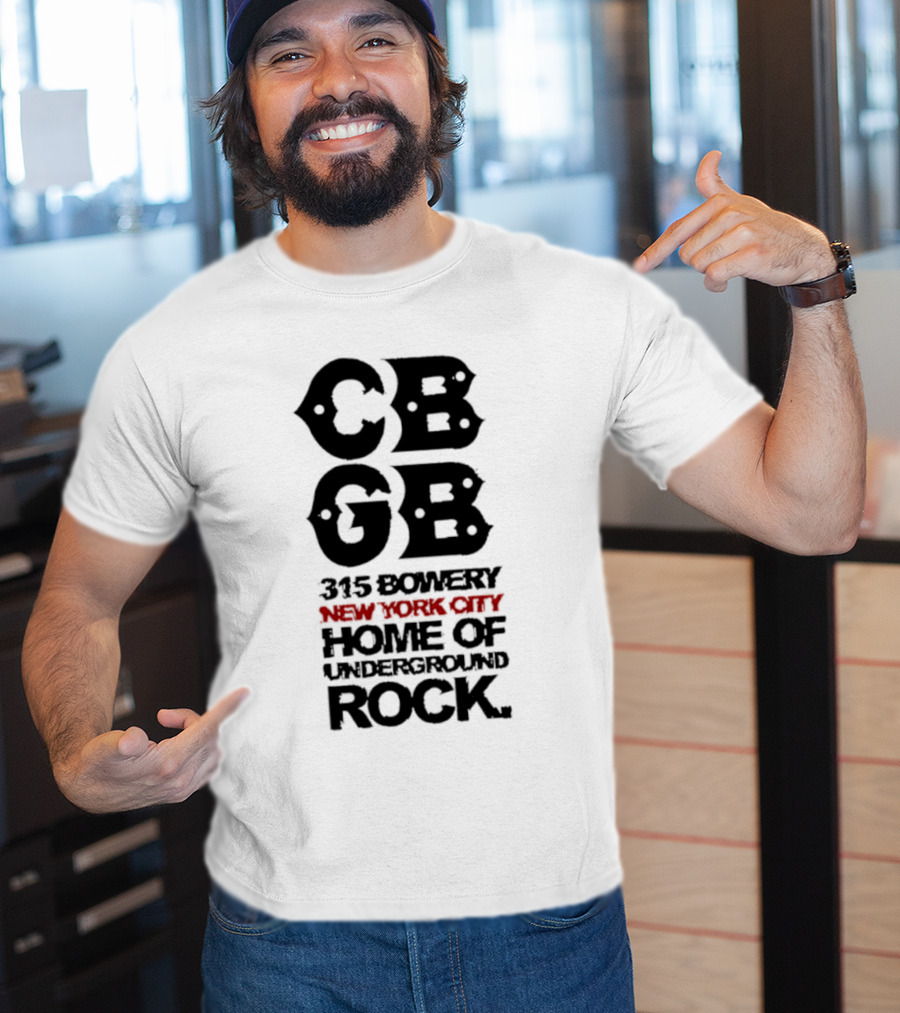 CBGB Festival 1973 New York City 315 Bowery Underground Rock T-Shirt