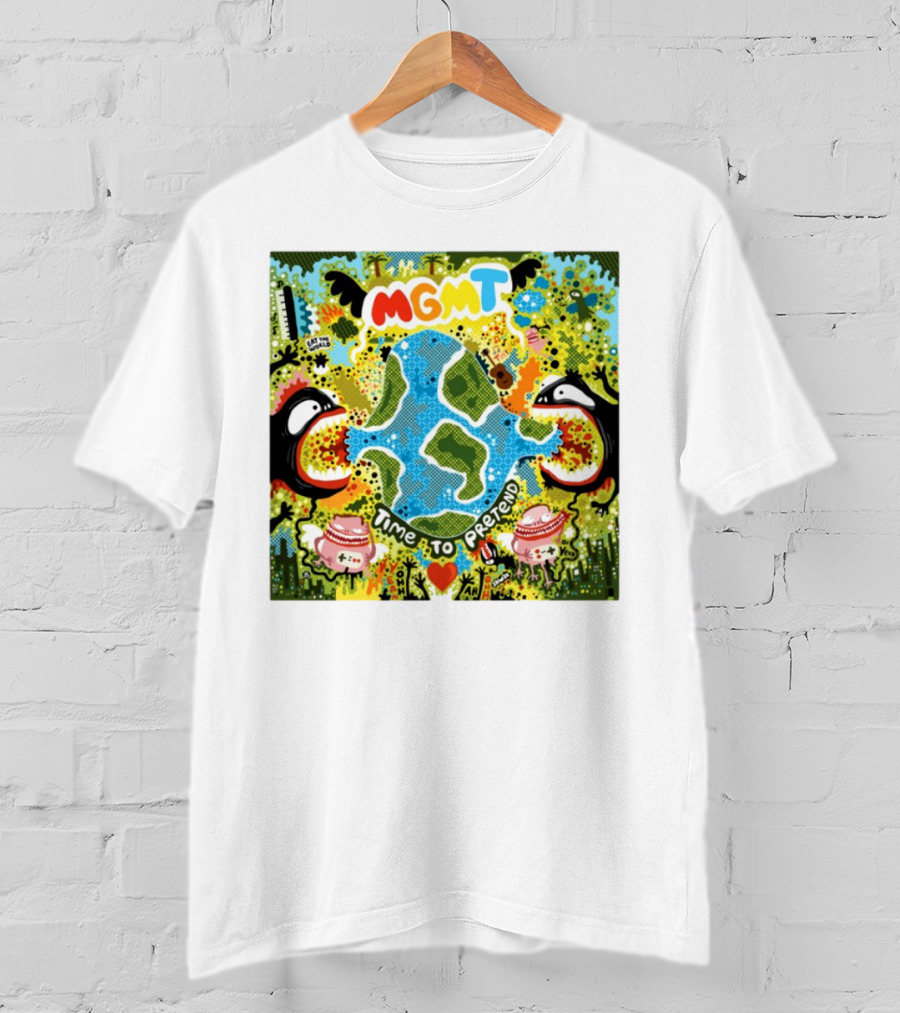 MGMT Time To Pretend EP Colorful Nature Fantasy Album Art T-Shirt