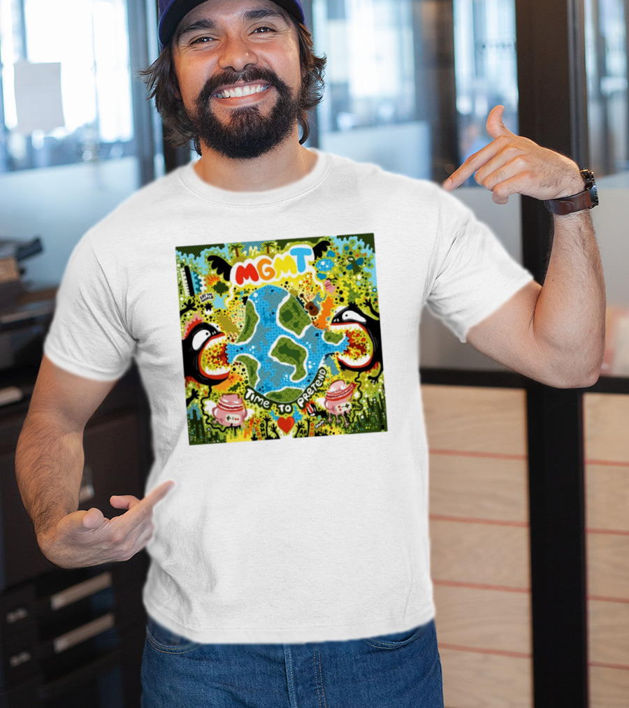 MGMT Time To Pretend EP Colorful Nature Fantasy Album Art T-Shirt
