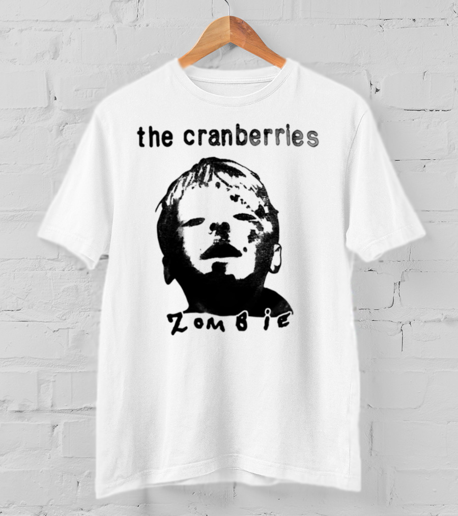 The Cranberries Zombie Kid Face Drawing T-Shirt