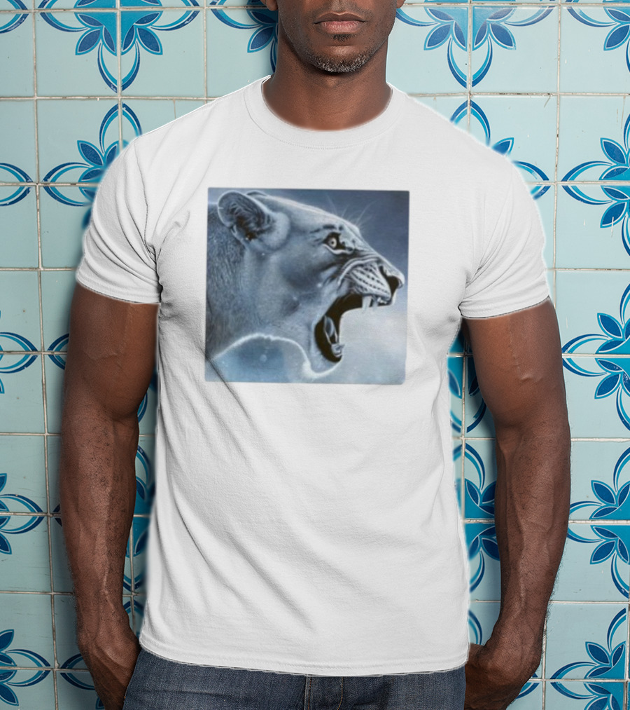 Lion Rage Intense Roar Fierce Expression T-Shirt