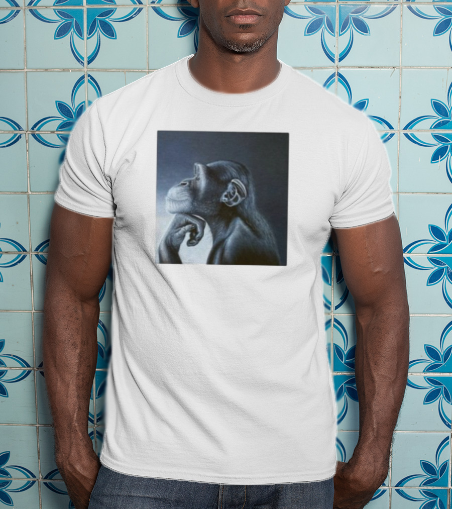 Monkey Rage Thoughtful Pose T-Shirt