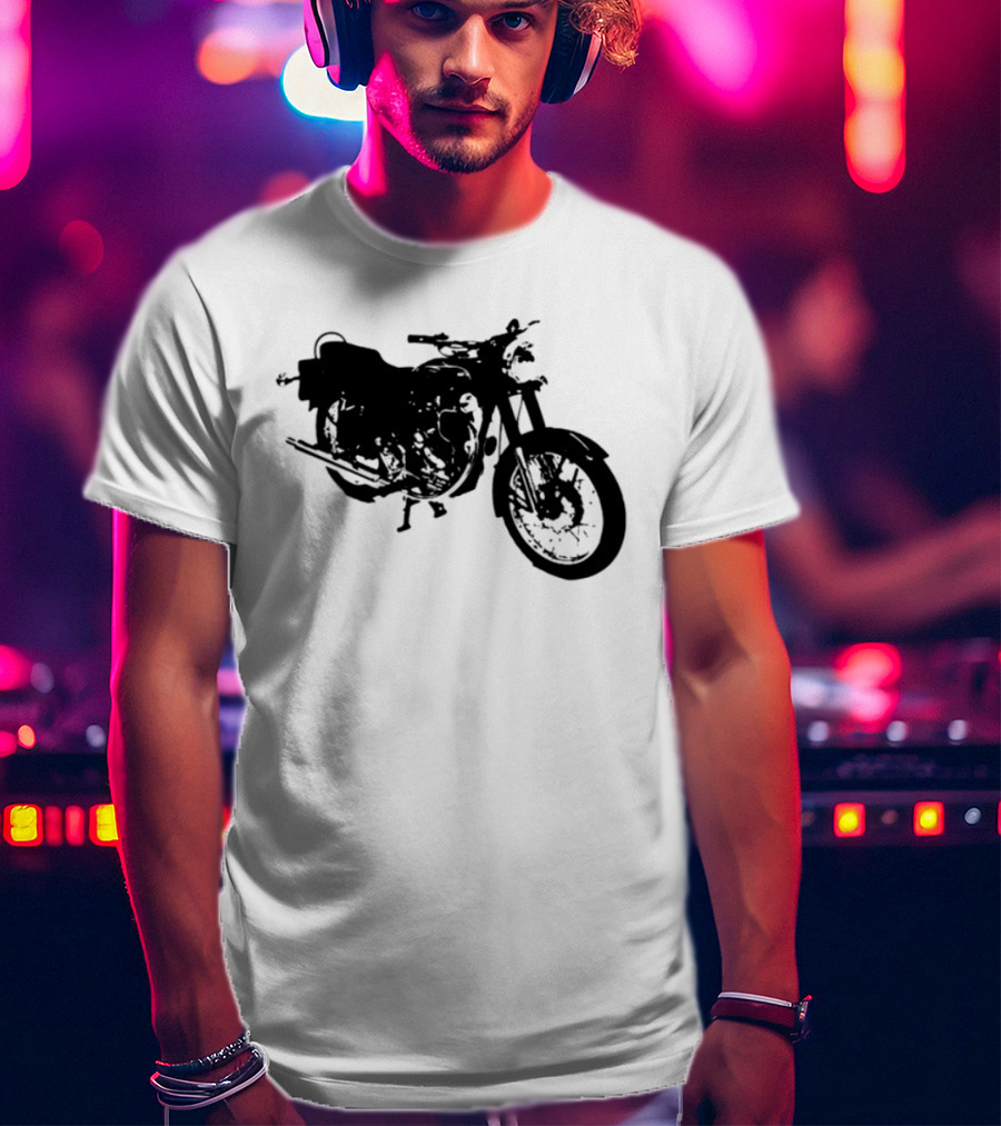 Bacon Hair Riding Motorcycle Fun Adventure T-Shirt