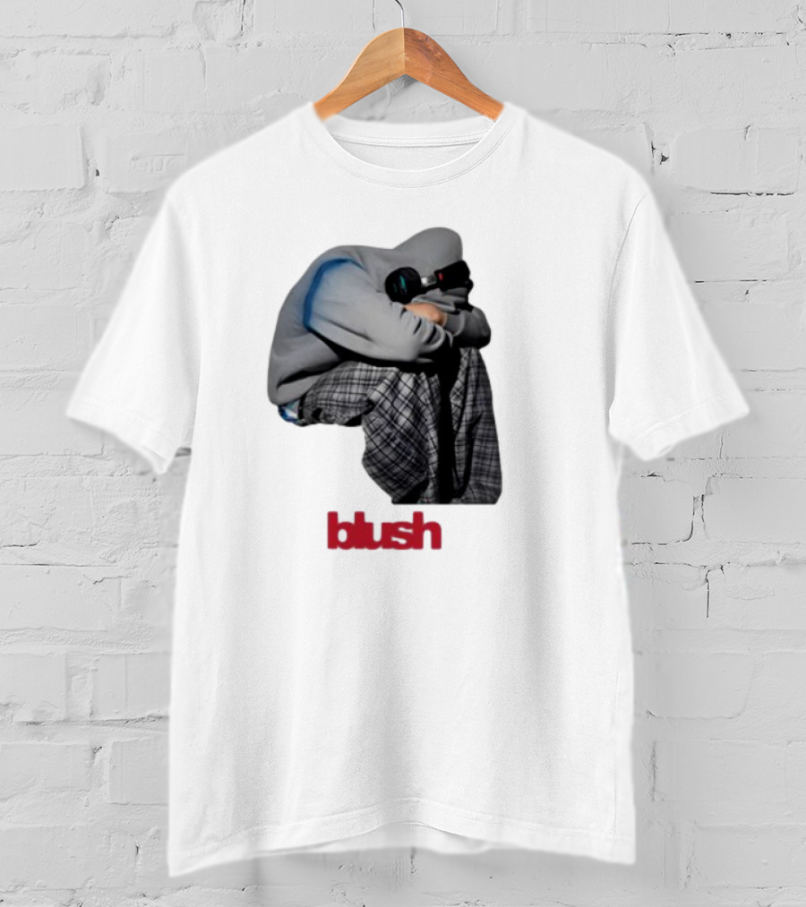 Blush Headphones Plaid Pants Mood T-Shirt