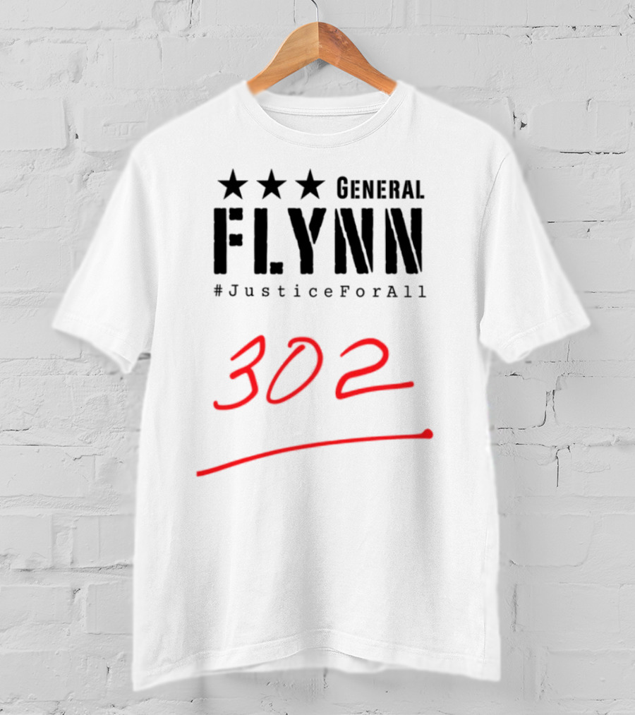 General Flynn Justice For All 302 Signature T-Shirt