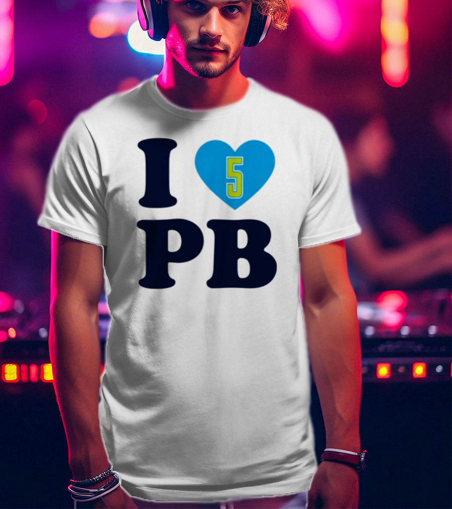 Azzi Fudd I Love 5 Heart Pb Paige Bueckers T-Shirt