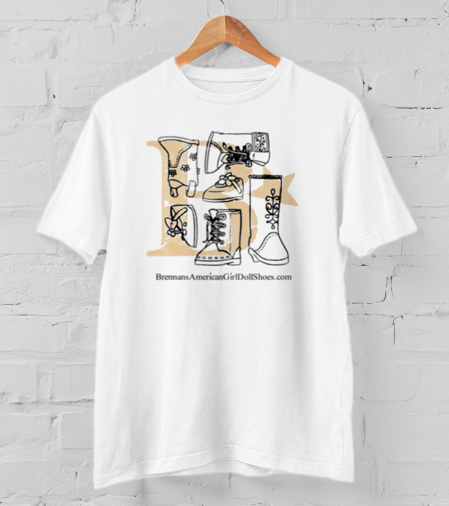 Brennan American Girl Doll Illustration Dot Com T-Shirt