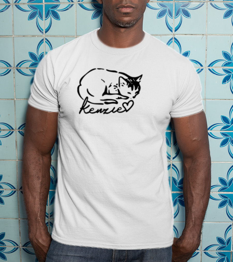 Kenzie Cat Purr More Hiss Less Paw-sitive Vibes T-Shirt